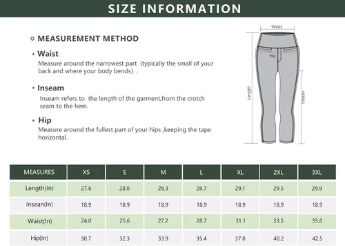 Vista 7 de Wjustforu Pantalones hasta la rodilla para mujer, leggings de entrenamiento con bolsillos, cintura alta, capris de yoga para casual verano