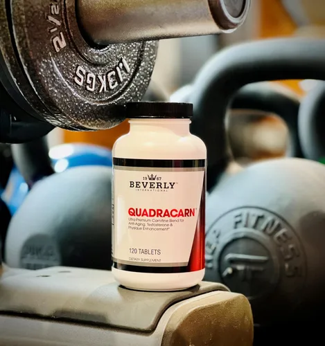 Vista 7 de Beverly International Quadracarn Mezcla de carnitina ultra premium probada en laboratorio para pérdida de grasa, definición muscular, metabolismo