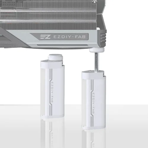 Vista 8 de EZDIY-FAB Soporte de soporte de GPU,Soporte de tarjeta gráfica ARGB de 5V 3PIN, Soporte de soporte de GPU altura ajustable,Soporte de aluminio