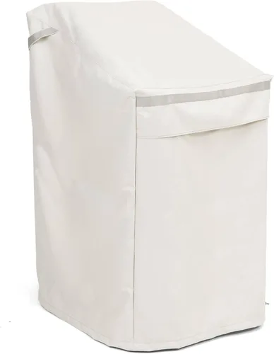 Vista 12 de Covermates Prestige - Funda para silla de exterior, 900D resistente al agua, protección para muebles de patio con dobladillo con cordón, correas
