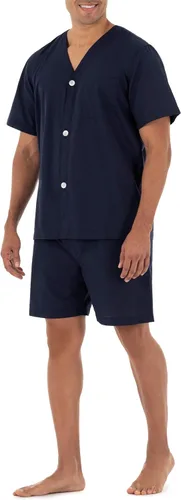 Vista 5 de Fruit of the Loom mens Broadcloth Short Sleeve Pajama Set