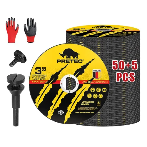Vista 14 de Discos de Corte 27 Piezas, Discos de Corte de 3 Pulgadas para Amoladora Angular con Kit de Mandril de Montaje de 1/4 Pulgadas, Disco de Corte