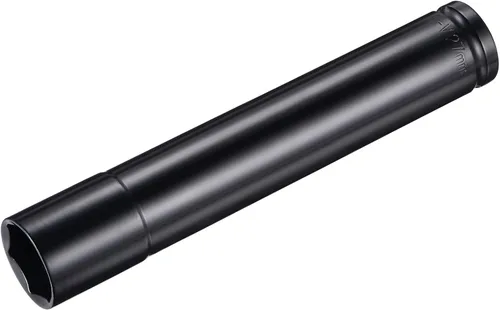 Vista 8 de uxcell 1/2" Drive by 0.669 in Deep Socket, acero CR-V tratado térmicamente 8" longitud, tamaños métricos de 6 puntos
