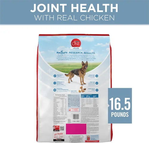 Vista 9 de Purina ONE Plus Fórmula para la salud de las articulaciones, alimento seco natural para perros con vitaminas, minerales y nutrientes añadidos