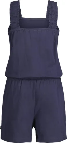 Vista 2 de Nautica girls Patterned Knit Jersey Romper, Sleeveless Relaxed Fit & Cinched Waist