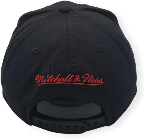 Vista 6 de Mitchell & Ness Toronto Raptors NBA Hyper Loops DNA Snapback Gorra Ajustable - Negro/Púrpura