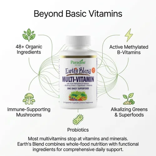 Vista 3 de Paradise Herbs & Essentials - Cápsulas de hierro multivitamínico una vez al