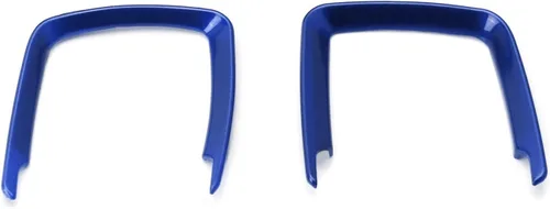 Vista 9 de iJDMTOY 2 interruptores de luz azul que rodean los adornos decorativos compatibles con BMW 2 3 4 Series X5 X6 (F22 F30 F31 F32 F33 F15 F16)
