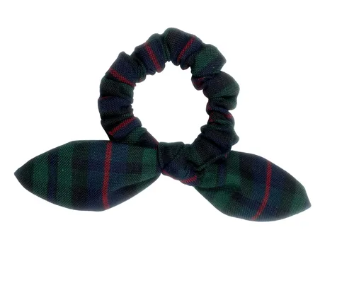 Vista 48 de Back to School/Uniform Plaid Scrunchie bunny ear Bowknot/School Uniform Plaid/Ponytail Bow Scrunchie/Plaid Accessories (Plaid 42-Bernards)