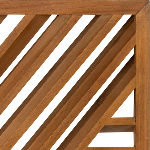 Vista 9 de Kate and Laurel Barreda - Placa decorativa de madera para pared, 26 x 26 pulgadas, madera natural, arte cuadrado rústico de madera para pared