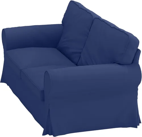 Vista 7 de Ektorp - Funda de sofá biplaza de algodón compatible con IKEA de 2 asientos Reemplazo resistente de la cubierta de dos asientos de algodón Ektorp