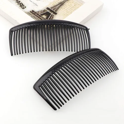 Vista 2 de SourceTon - Paquete de 6 peines franceses, peines laterales de plástico con 29 dientes, peines de clip para el cabello para accesorios de cabello