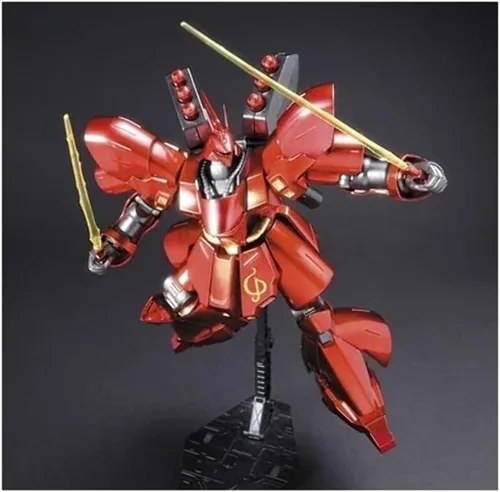 Vista 5 de Sazabi Metálico Revestimiento Ver Mobile Suit Gundam HGUC 1/144 Modelo Kit