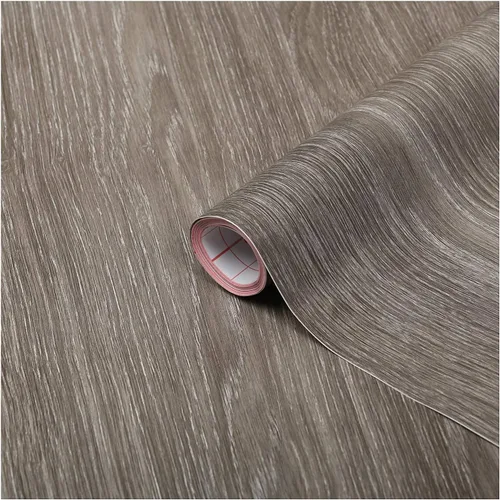 Vista 12 de d-c-fix 346-0587-2PK - Película autoadhesiva decorativa, rollo de roble Sheffield gris perla, 17 x 78 pulgadas, paquete de 2