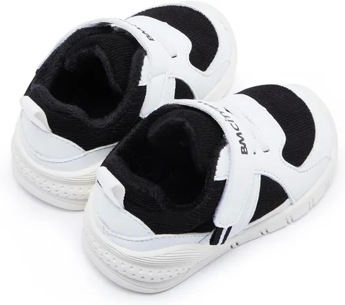 Vista 5 de BMCiTYBM Zapatos de bebé para niño y niña, zapatos de invierno cálidos antideslizantes para primeros pasos de 6 a 24 meses