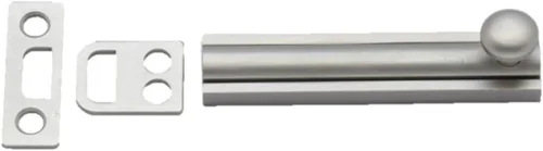 Vista 28 de QCAA Perno de superficie de latón macizo, 2", latón pulido, paquete de 1, fabricado en Taiwán