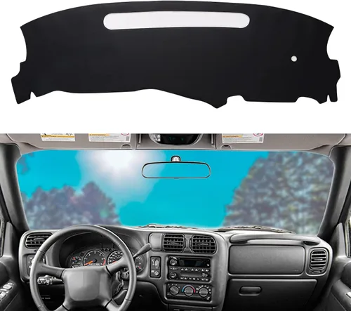 Vista 9 de Cubierta de cuero para salpicadero compatible con Dodge Ram 1500 2500 3500 2010-2014 (negro)