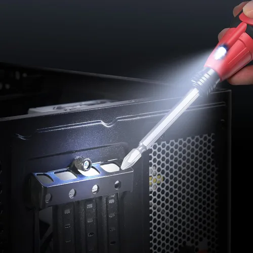 Vista 7 de LOFICOPER Kit de destornillador eléctrico inalámbrico, destornillador eléctrico recargable, mini destornillador eléctrico con 10 puntas, soporte