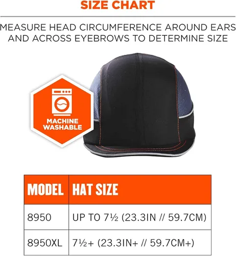 Vista 6 de Gorra de seguridad, estilo gorra de béisbol