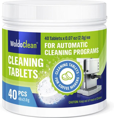 Vista 11 de WoldoClean Tabletas de limpieza para máquinas de café totalmente automáticas 10 x 0.07 oz - Compatible con Breville, DeLonghi, Jura, Philips, Miele