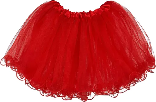 Vista 11 de My Lello Tutú de 3 capas con borde de volantes para niñas pequeñas (4 meses - 3T)