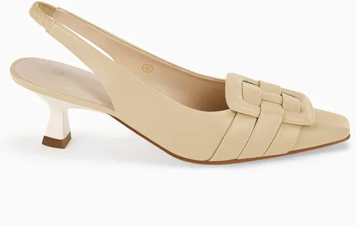 Vista 4 de Zapatos de vestir con tacón bajo y puntera cerrada para mujer, zapatos de vestir sexy y elegantes para boda y oficina