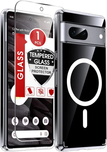 Vista 324 de LeYi Funda para teléfono Samsung-S23: protector de pantalla e imán MagSafe Púrpura