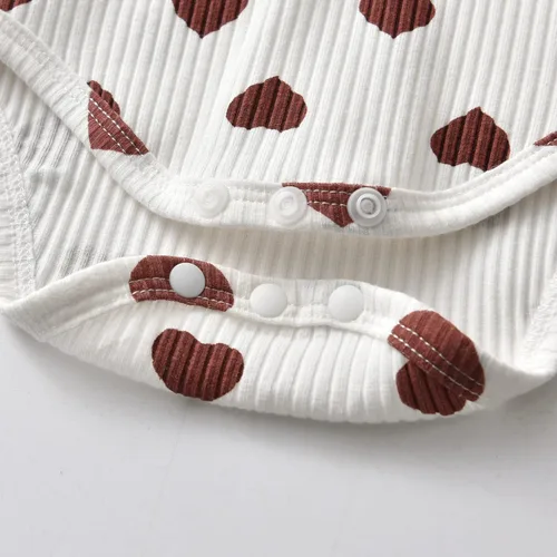 Vista 6 de Pig Song Conjunto de 3 piezas de ropa de bebé recién nacido, manga larga, con volantes, para otoño