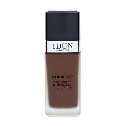 Vista 17 de IDUN Minerals Base líquida Norrsken – Cobertura suave y sedosa – Acabado luminoso y húmedo para piel seca y opaca – Maquillaje vegano y resistente