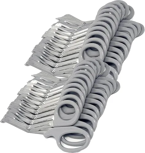 Vista 8 de Juego de 24 tijeras paramédicas EMT de 7.25 pulgadas, hechas de acero inoxidable de alta calidad, regalo ideal para EMT, enfermeras, médicos