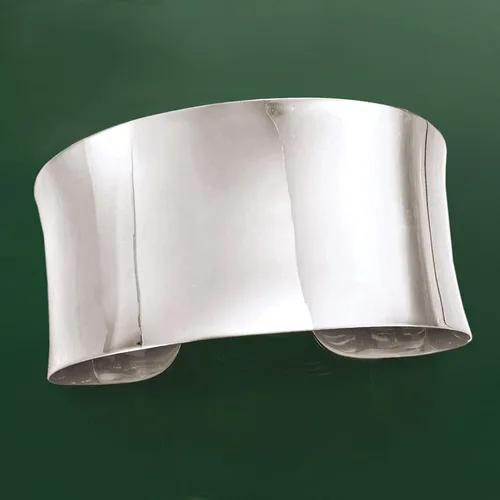 Vista 3 de Ross-Simons Sterling Silver Wide Polished Cuff Bracelet