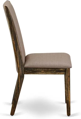 Vista 11 de East West Furniture F2LA7-716 Juego de comedor, mediano