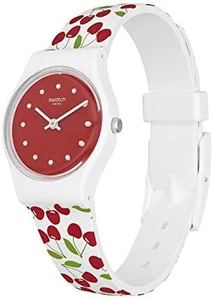 Vista 3 de Swatch Reloj CERISE MOI Unisex (Modelo LW167), Blanco, Pulsera