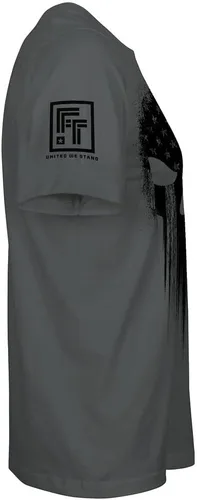 Vista 4 de Camiseta patriótica para hombre USA American Skull