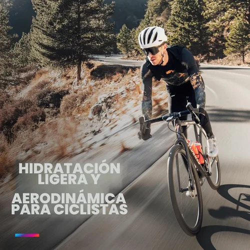Vista 2 de HydraPak Breakaway Surge - Botella de agua ligera para bicicleta, paquete de 2 (20 onzas, 25 onzas, 30 onzas), botella de alto flujo, ciclismo