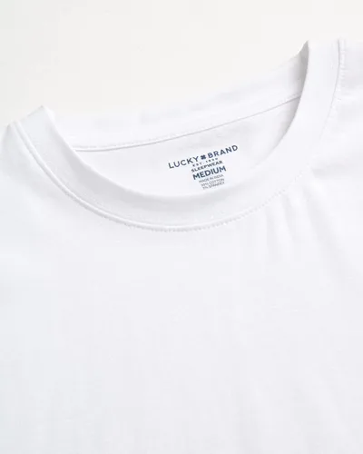 Vista 3 de Lucky Brand Camisa de manga larga para hombre, camiseta elástica cómoda (paquete de 2)