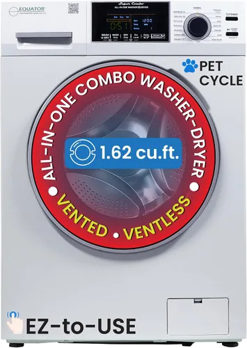 Vista 10 de Equator 24" 110V Convertible Compact Combo Washer Dryer, Pink
