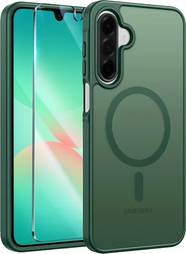 Vista 342 de FNTCASE - Funda para iPhone 16 Pro: magnética, mate, translúcida, de grado militar, protectora contra caídas, resistente, fina, duradera y a prueba