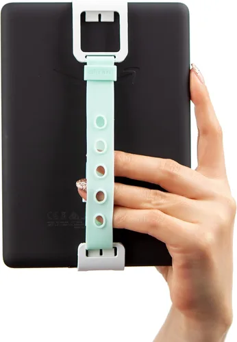 Vista 16 de WiLLBee CLIPON - Correa de silicona suave doble para Kindle, soporte de mano compatible con Kindle Paperwhite (6.8 pulgadas) / Kindle Fire 7
