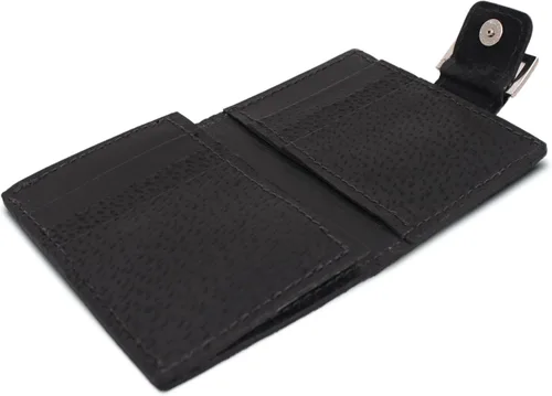 Vista 3 de Cartera hecha a mano de piel auténtica para mujer