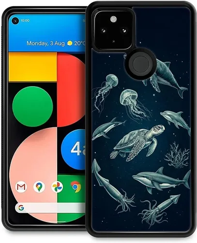 Vista 71 de CARLOCA Funda compatible con Google Pixel 4A 5G, diseño gráfico de moda, a prueba de golpes, antiarañazos, protección contra caídas, para Google