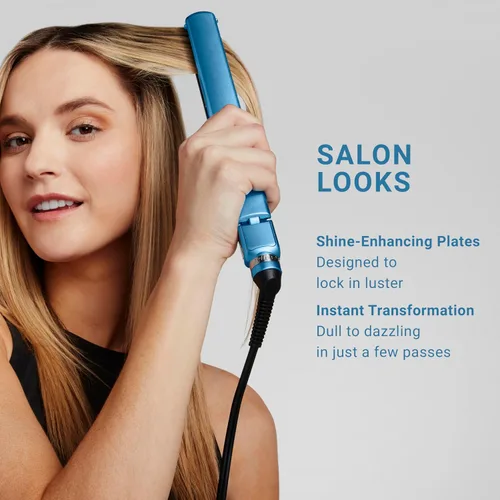 Vista 6 de BaBylissPRO Plancha plana ultrafina de 1 pulgada, plancha para el cabello, platos más cortos
