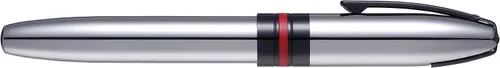 Vista 4 de Sheaffer Icon Chrome con aplicaciones PVD negro brillante - Med Nib Cromado