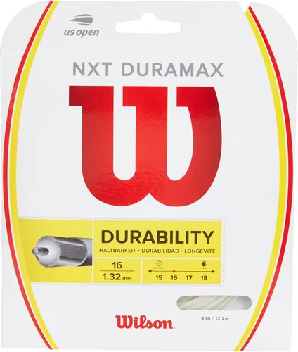 Vista 5 de Cuerda de tenis Wilson NXT - Juego y carrete de 200 m