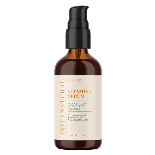 Vista 7 de Limpiador de vitamina C InstaNatural Jabón facial totalmente natural, ilumina la piel, bueno para textura desigual, hecho en EE. UU. con agua