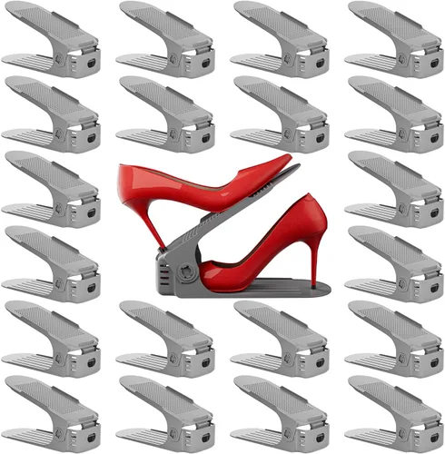 Vista 12 de Neprock Organizador de Ranuras para Zapatos, Organizador de Almacenamiento de Zapatos Estante para Zapatos para Organización de Closet, Organizador