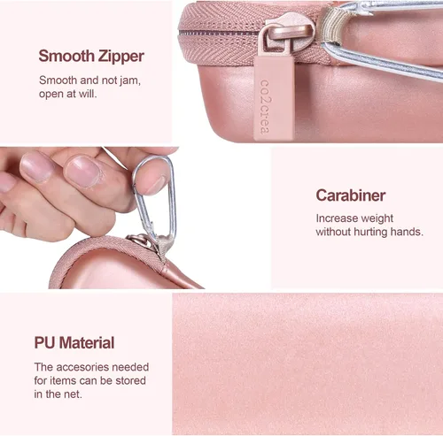 Vista 6 de co2CREA Estuche rígido y cabezal de repuesto compatible con Finishing Touch Flawless Facial Removedor de vello facial eléctrico para mujeres