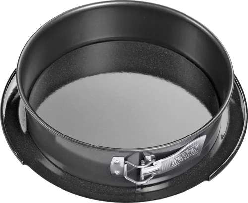 Vista 4 de Zenker Molde desmontable rectancular Deluxe con base plana Ø28cm en negro-metálico, Esmalte, 13.2 x 13.2 x 5.5 in