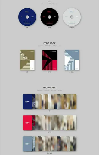 Vista 2 de ENHYPEN BORDER:CARNIVAL Album [ UP ] Ver. CD+Photo Book+16p Lyric Book+2 Photo Card+Lenticular Card +Signature Sticker+Carnival Ticket+etc K-POP
