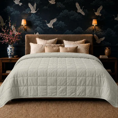 Vista 9 de HomeSmart - Manta con peso tamaño King de 20 libras, suave, gruesa, pesada, se adapta a camas estándar y California King, color negro